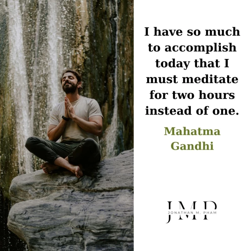 i must meditate for two hours