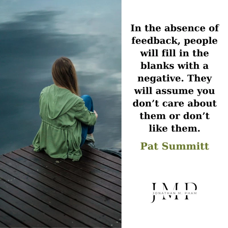 in the absence of feedback
