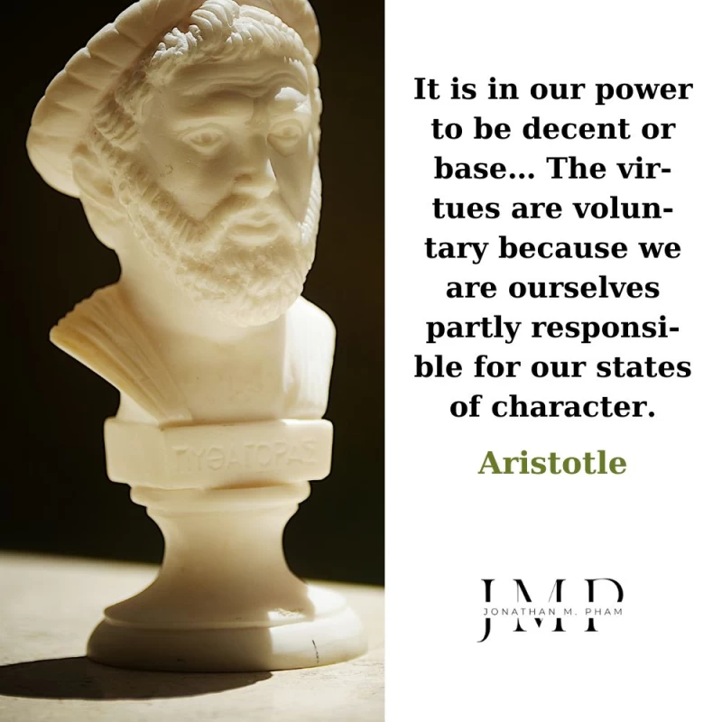 free will it is in our power to be decent or base