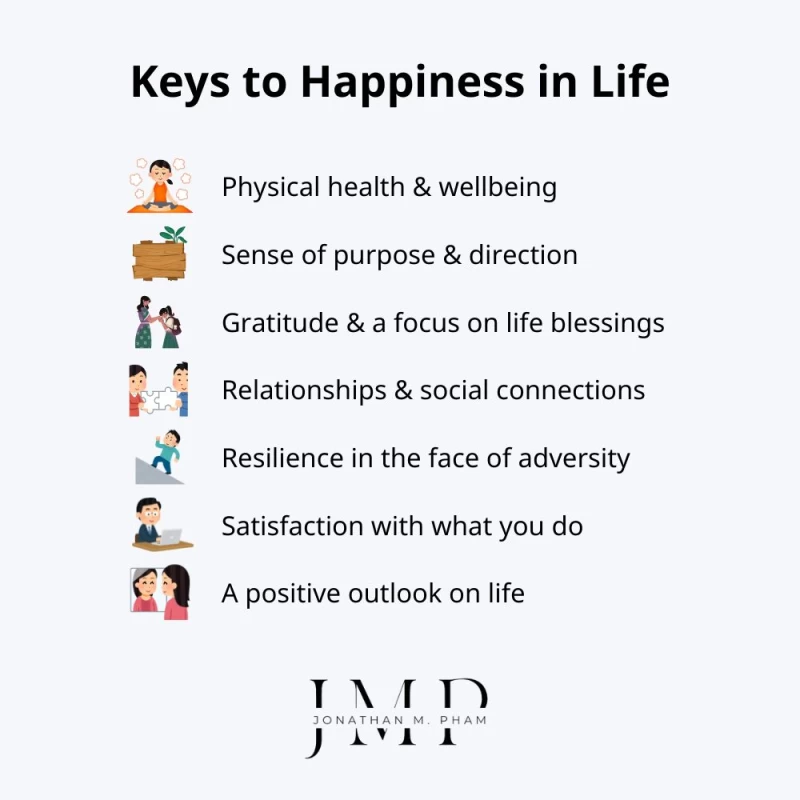 key ingredients of happiness in life