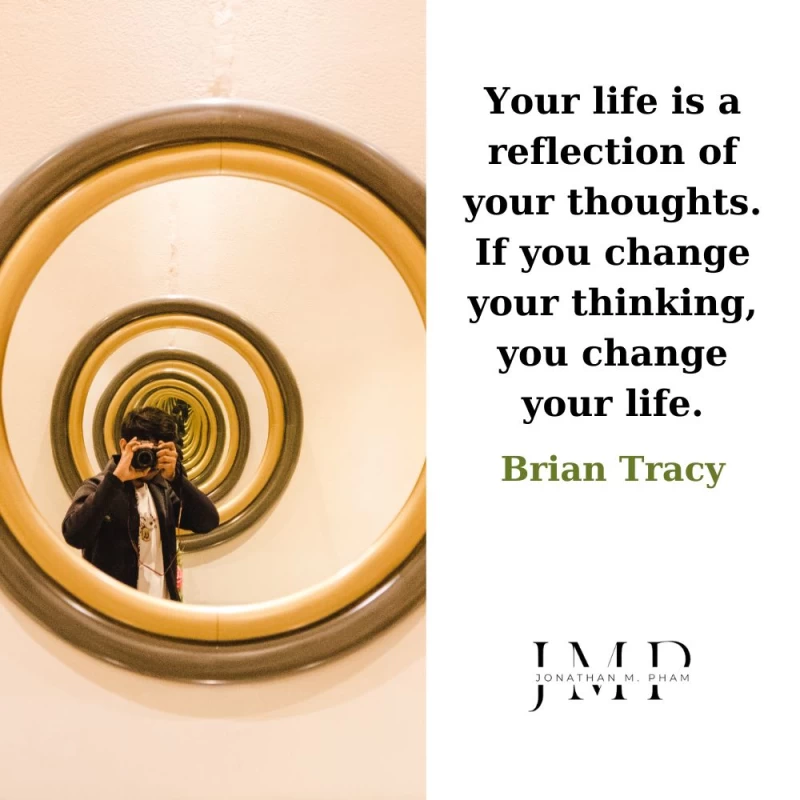 life is a reflection of your thoughts