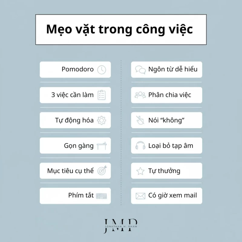 mẹo vặt trong công việc