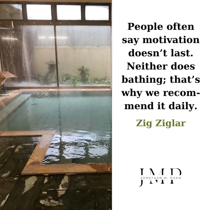 motivation bathing