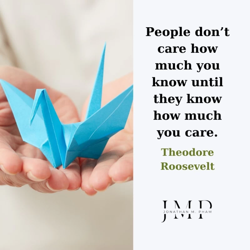 people dont care how much you know