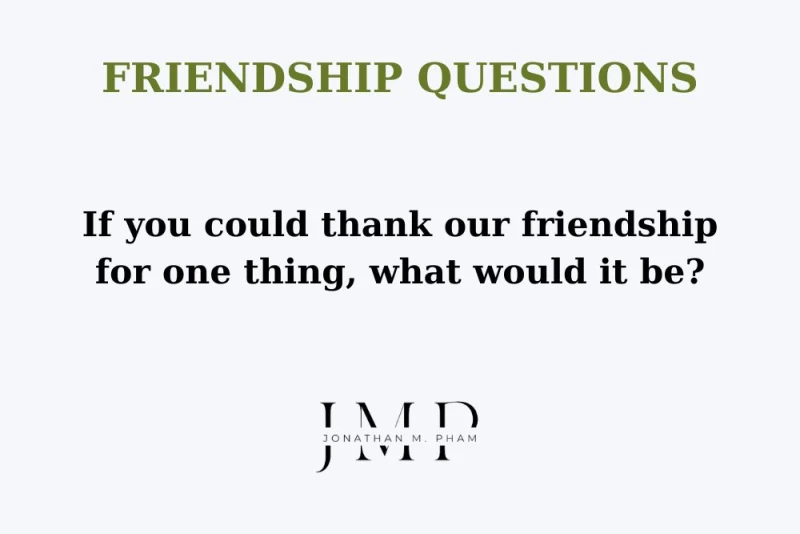 questions about friendship for discussion