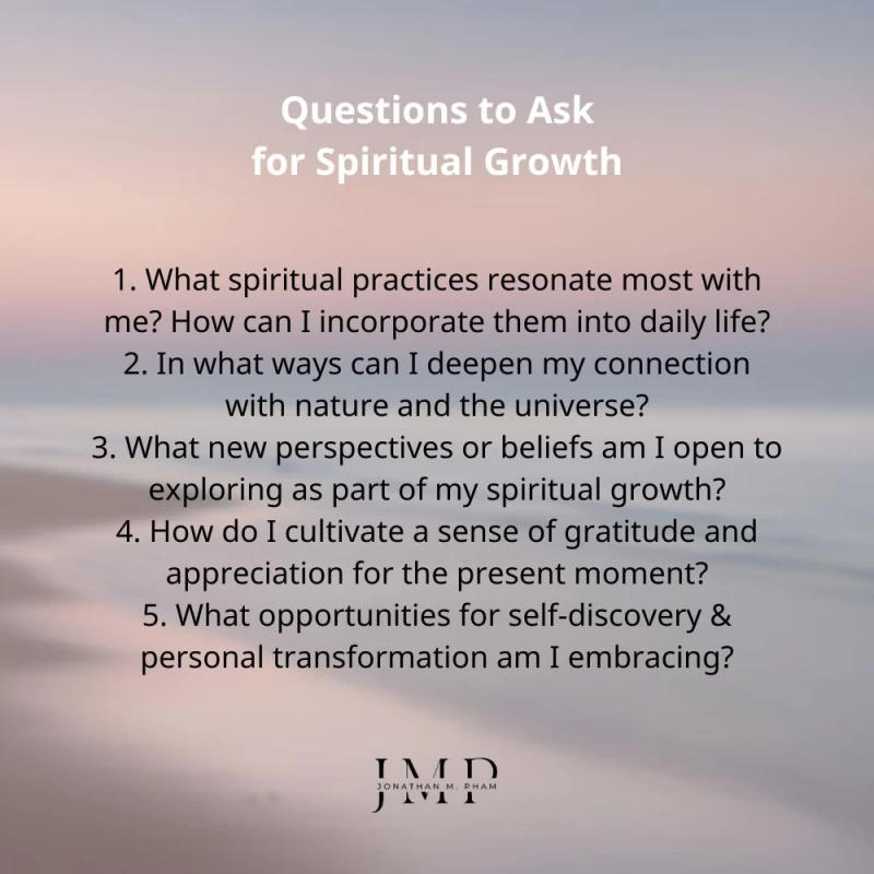 questions to ask for spiritual growth