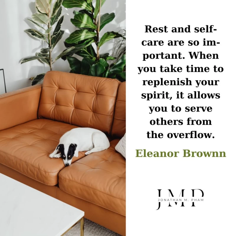 rest and self care are so important
