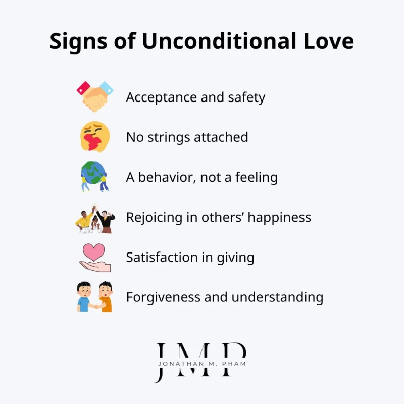 signs of unconditional love
