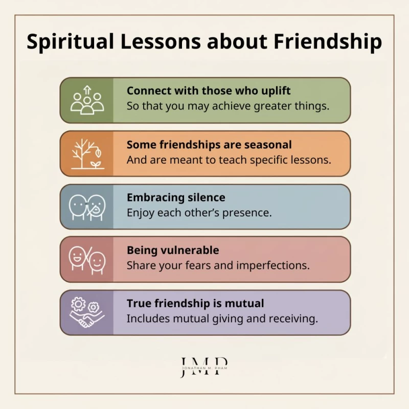 spiritual lessons about friendship &amp; relationships