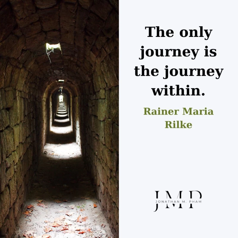 the only journey is the journey within