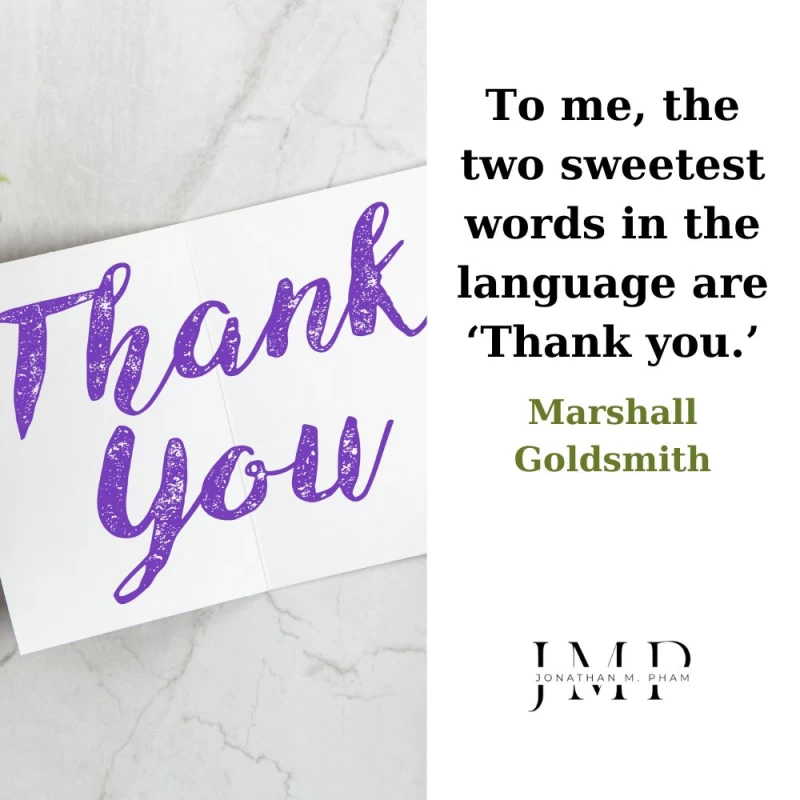 two sweetest words thank you