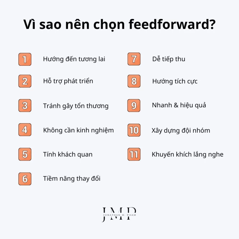 vì sao nên chọn feedforward