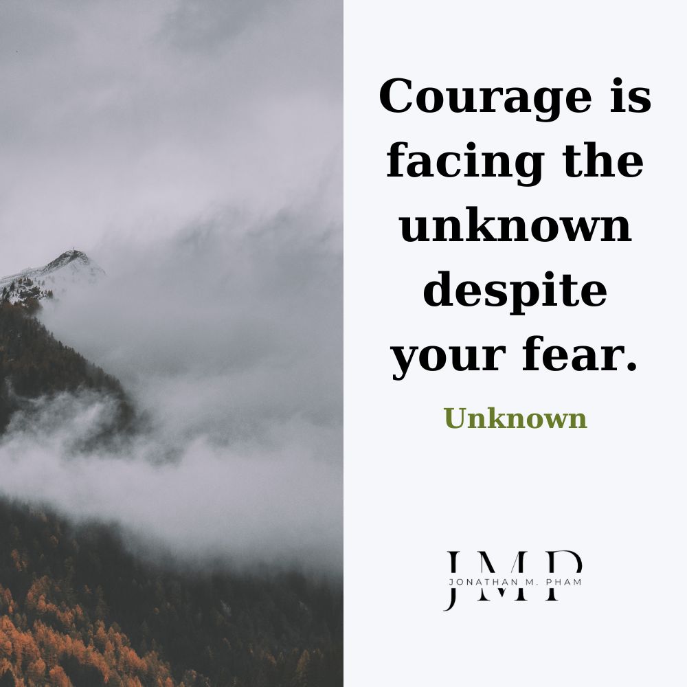 câu nói hay về nỗi sợ và lòng can đảm