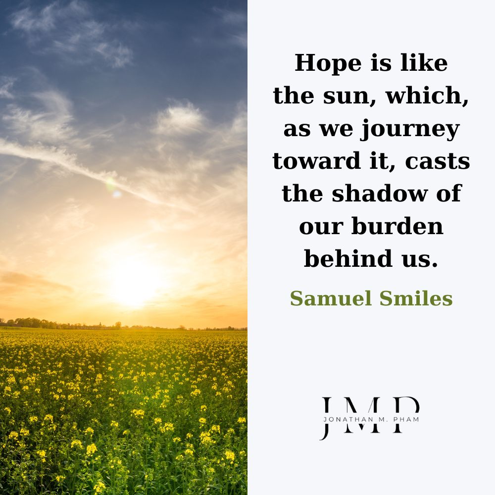 希望は太陽のようなものである