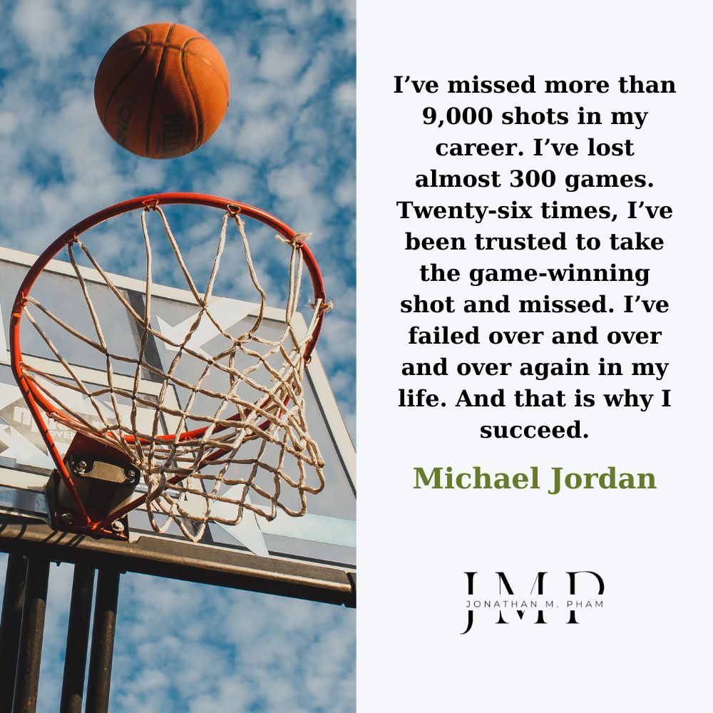 câu nói hay về thất bại của Michael Jordan