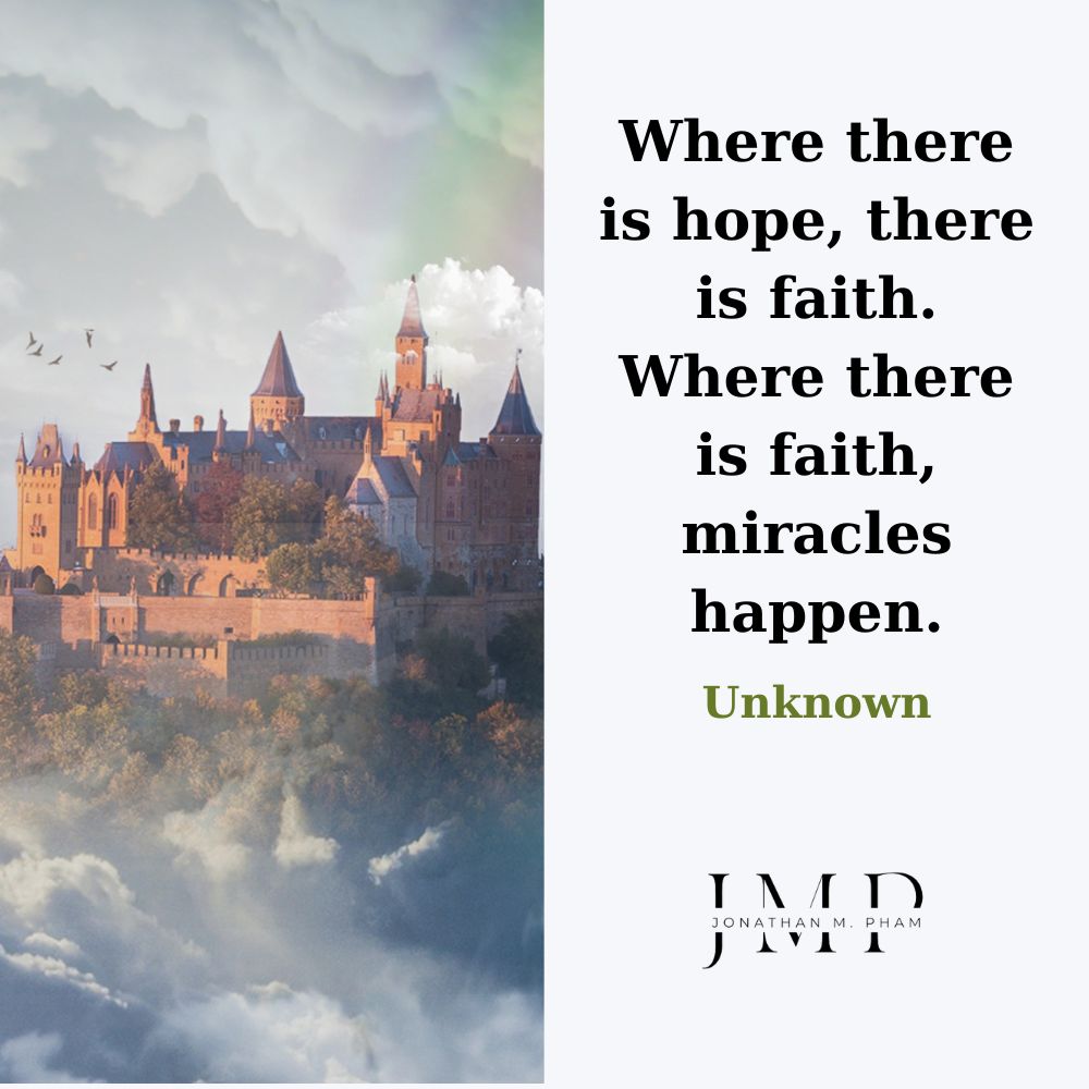 Where there is hope, there is faith