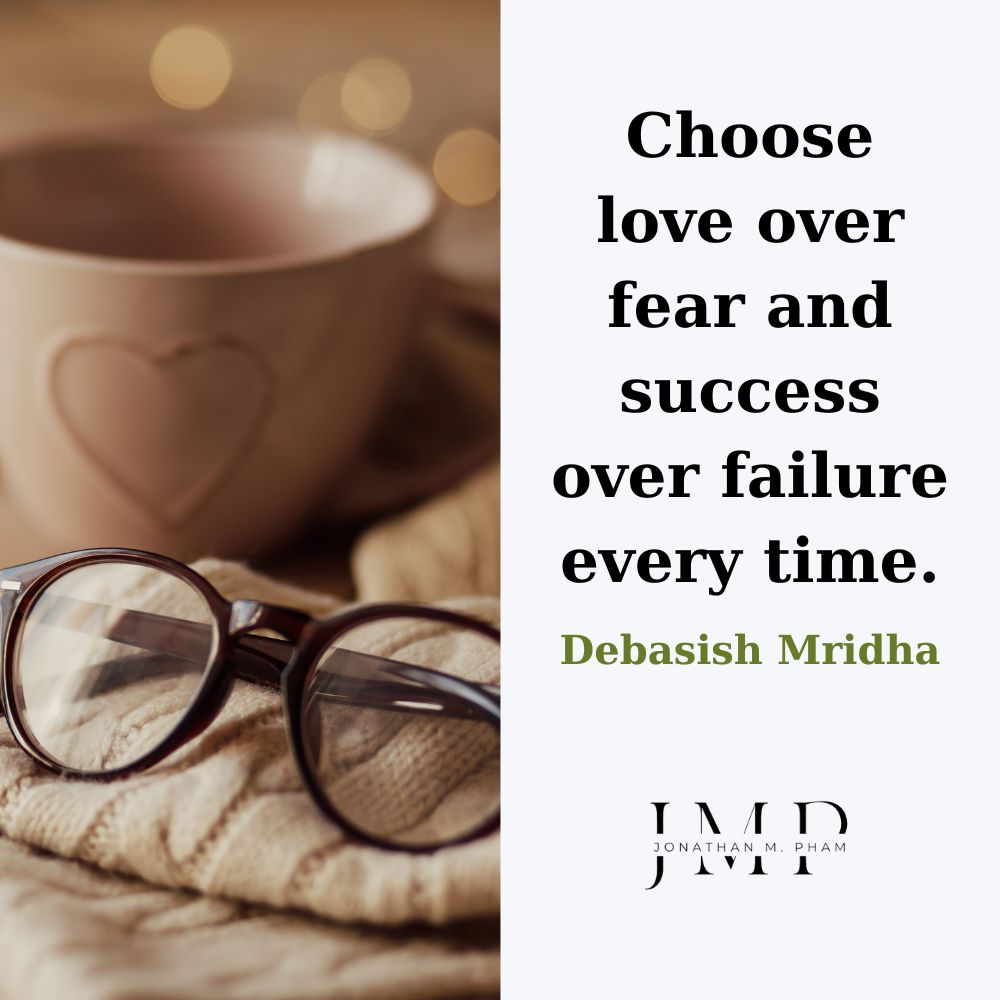 choose love over fear quote