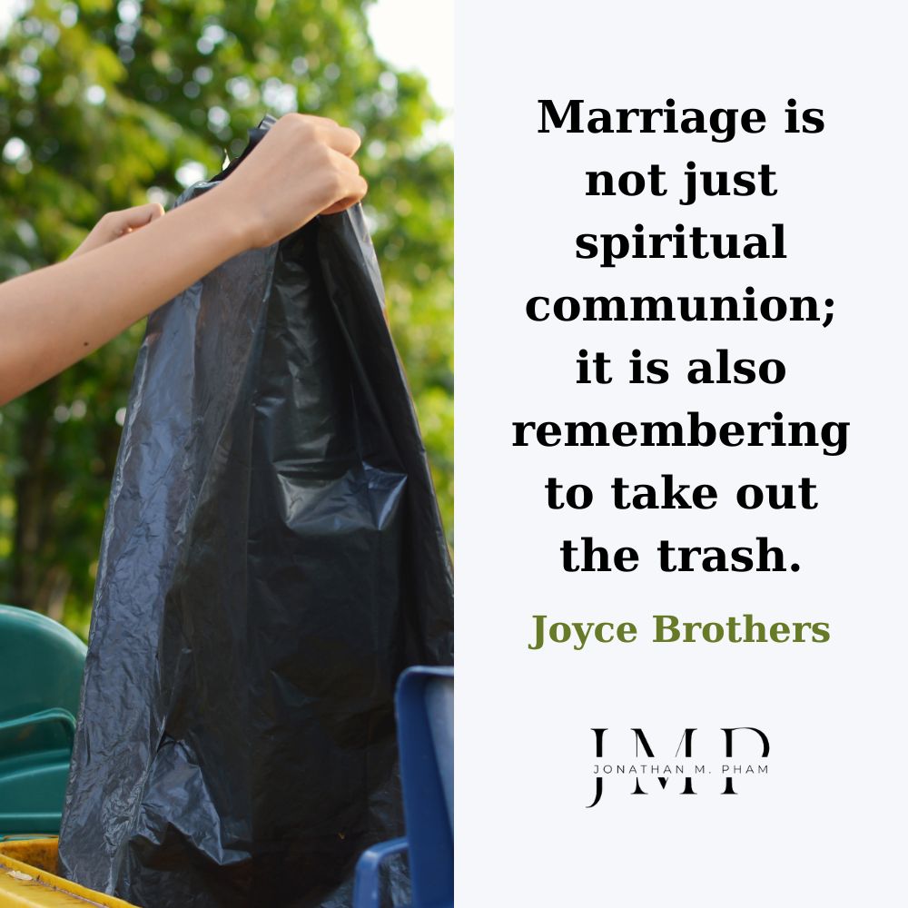 Marriage is not just spiritual communion