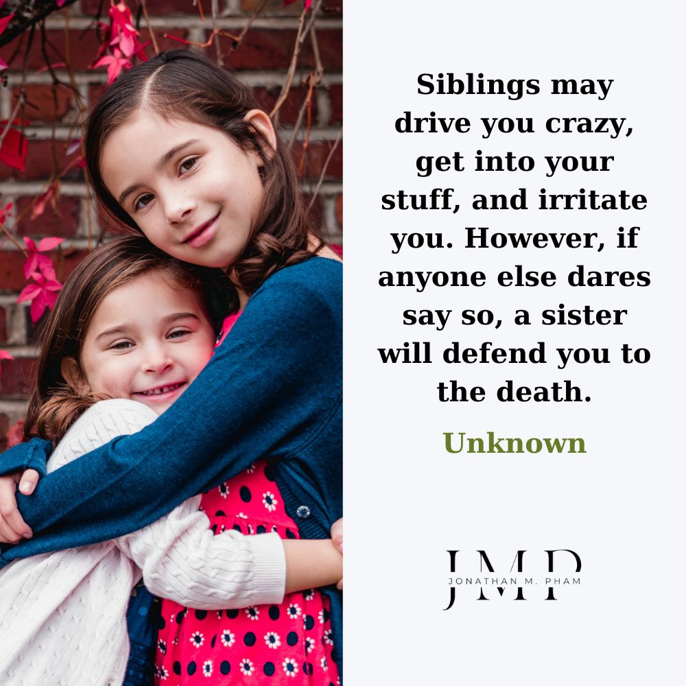 unconditional love quotes siblings