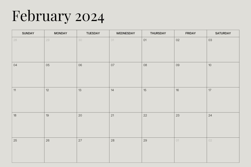 february 2024 journaling