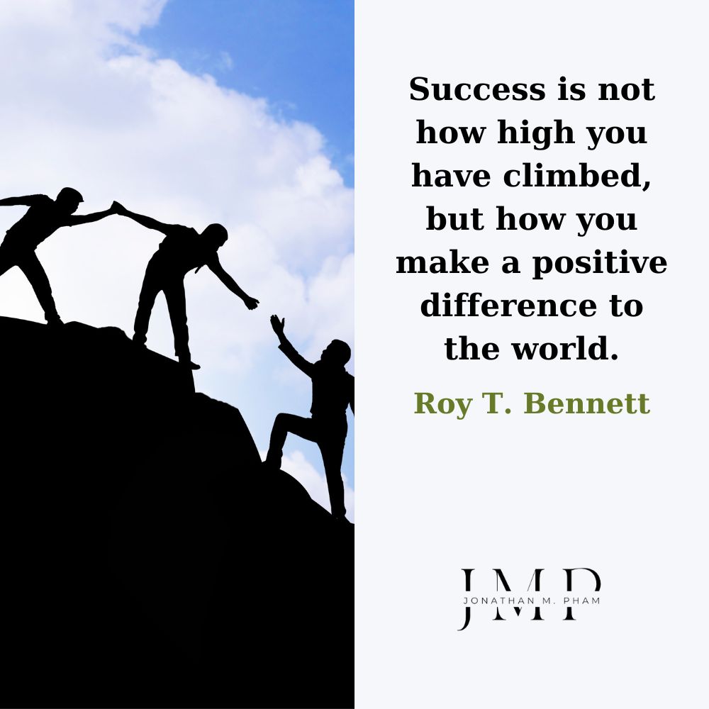 Success is about making a difference