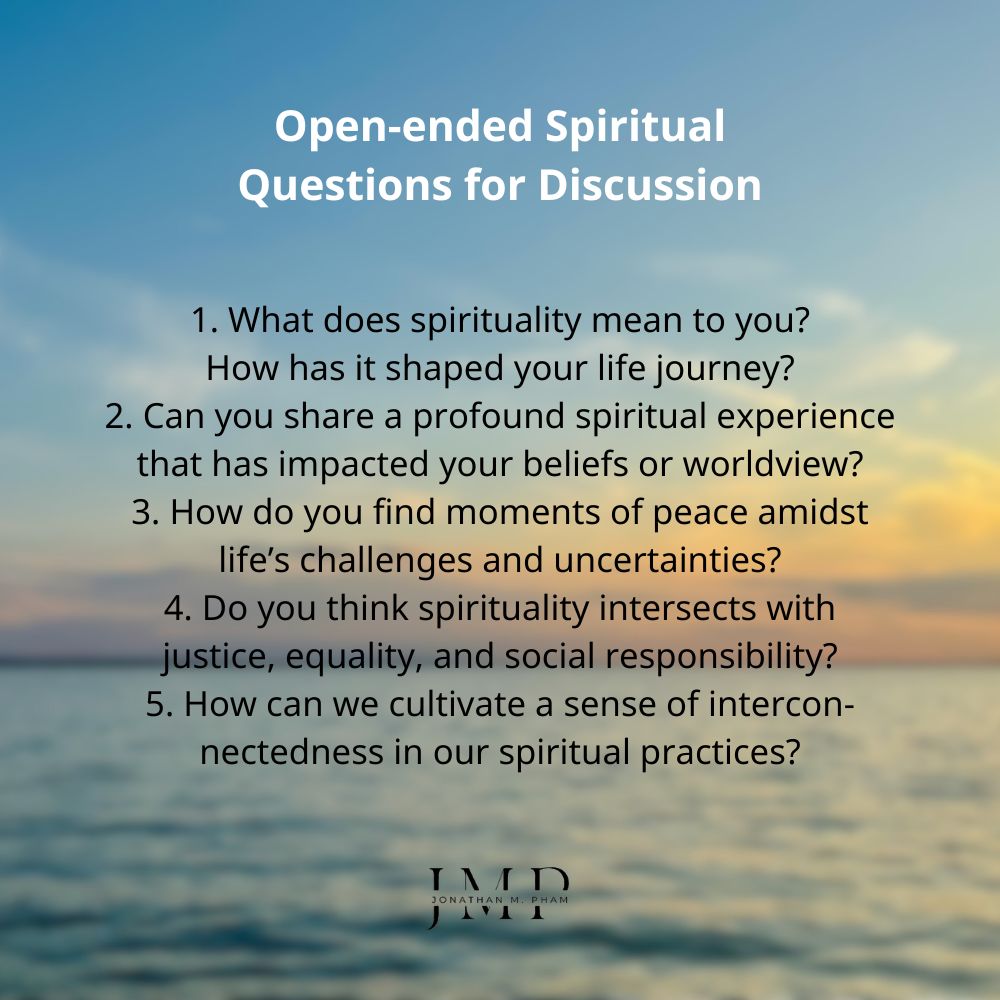 open-ended spiritual questions