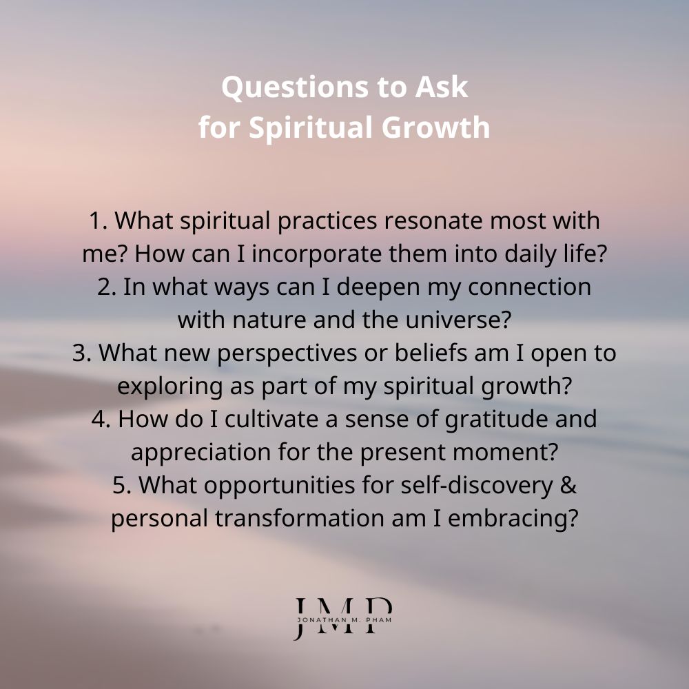 questions to ask for spiritual growth