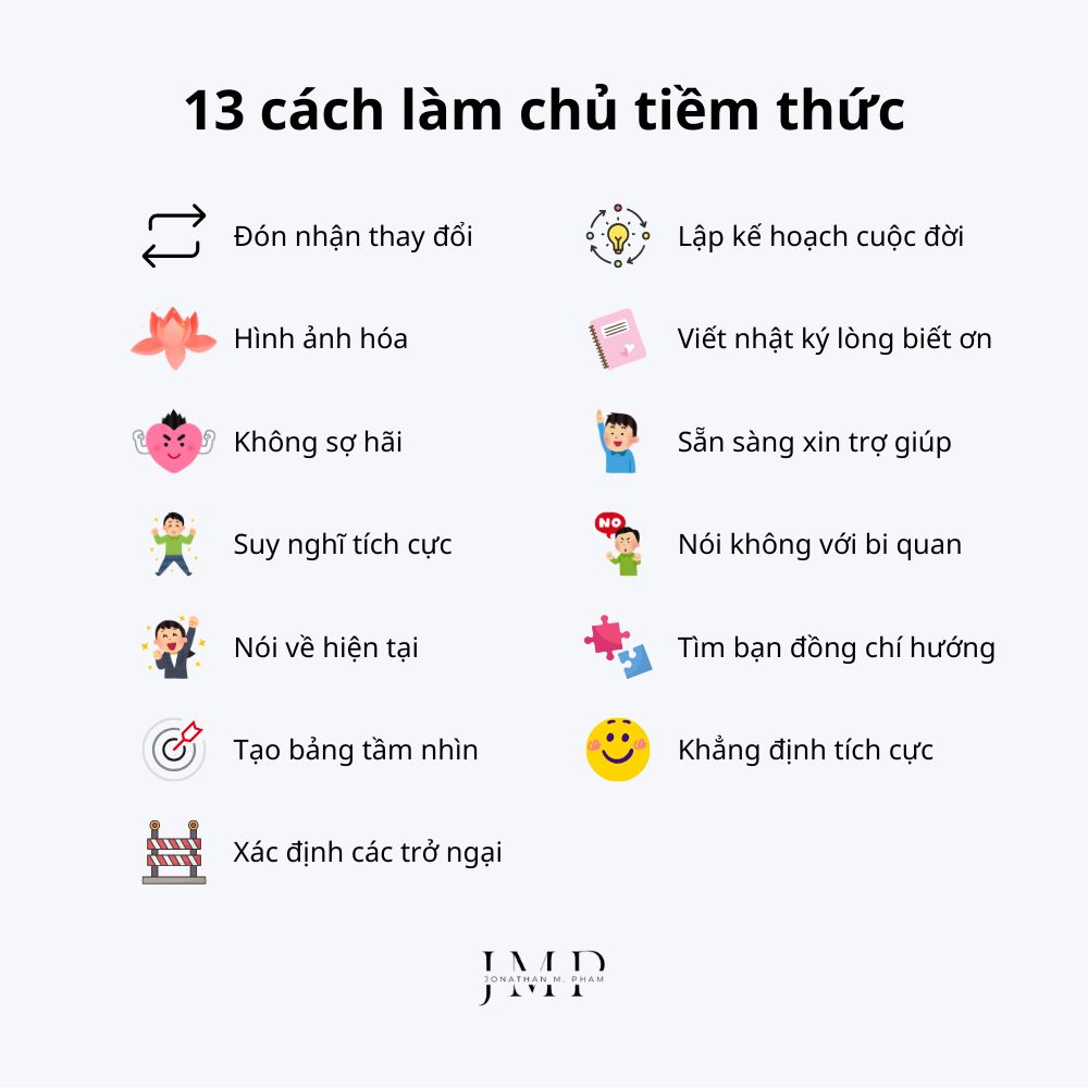 13 phương pháp làm chủ sức mạnh tiềm thức