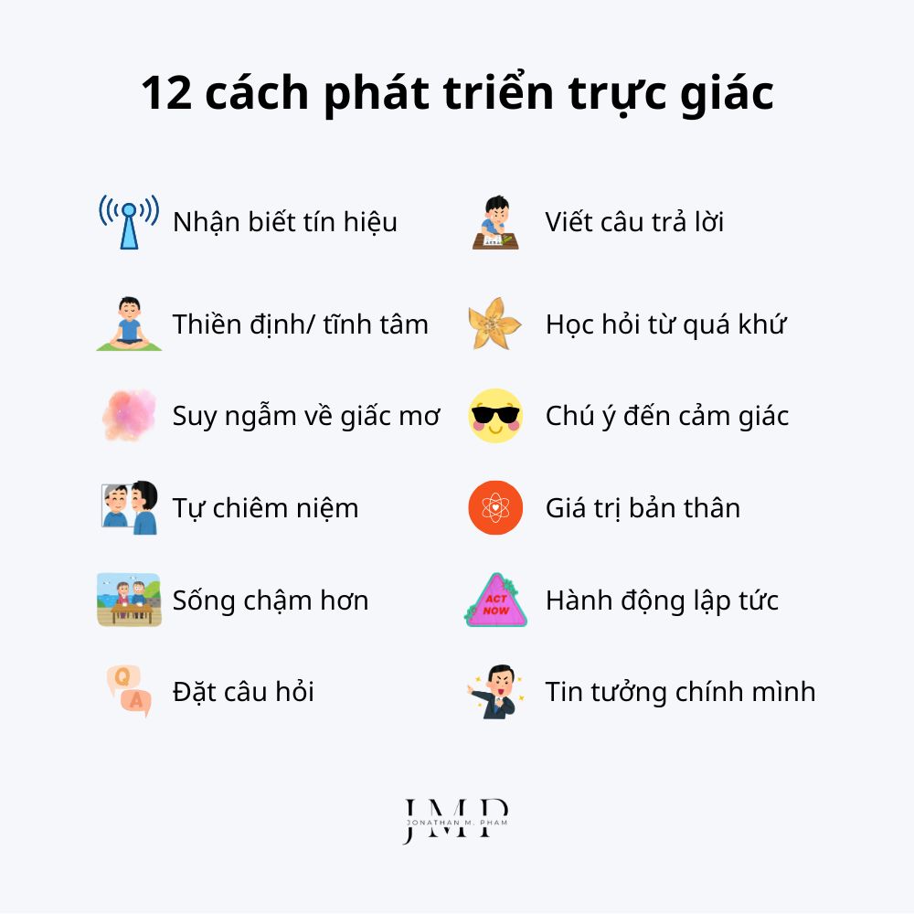 12 cách phát triển trực giác