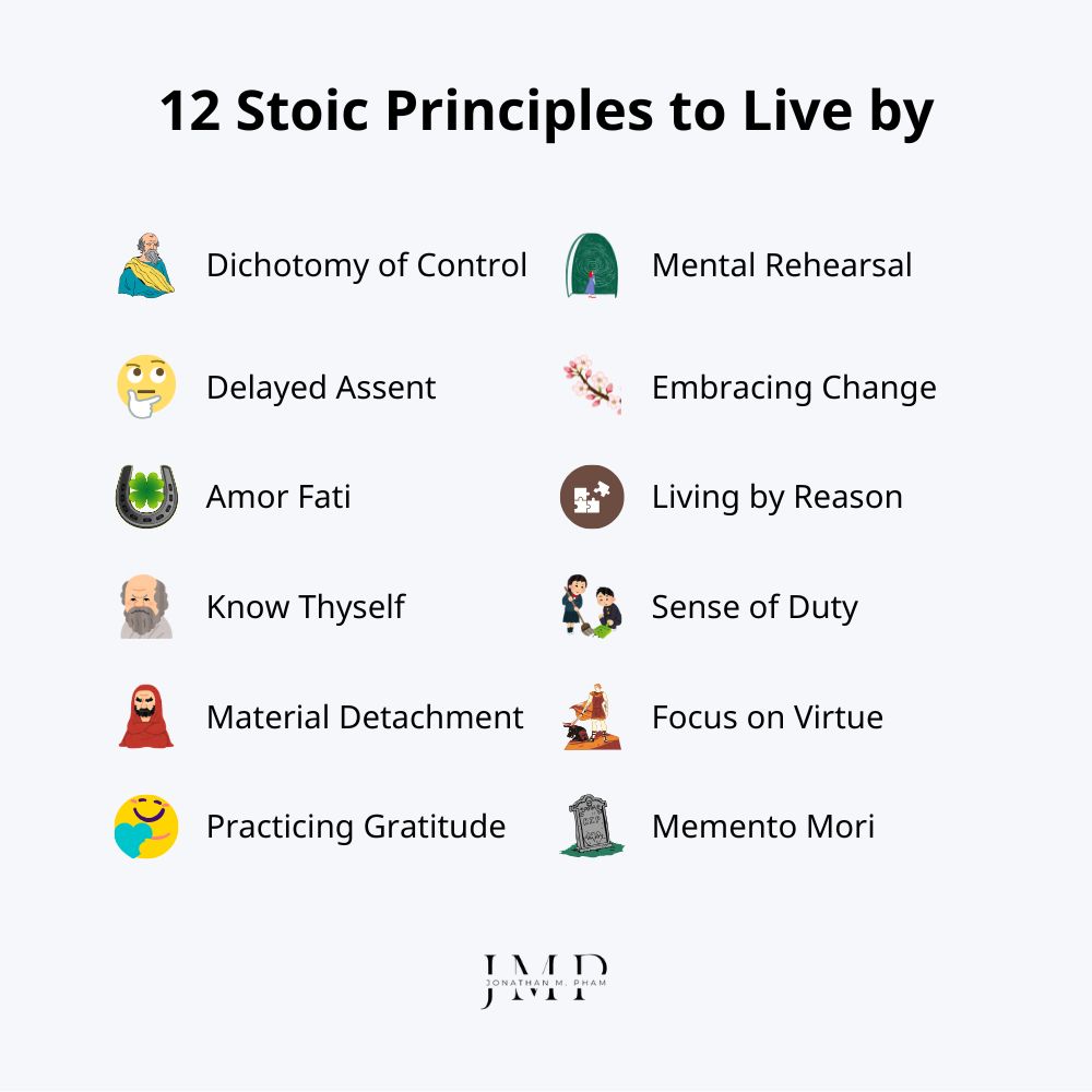 12 stoic principles to live by