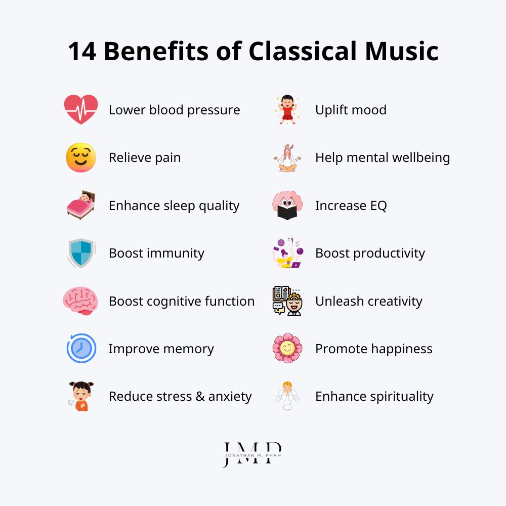 14 benefits of classical music in life