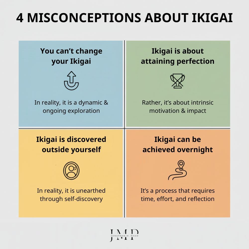 4 misconceptions about ikigai