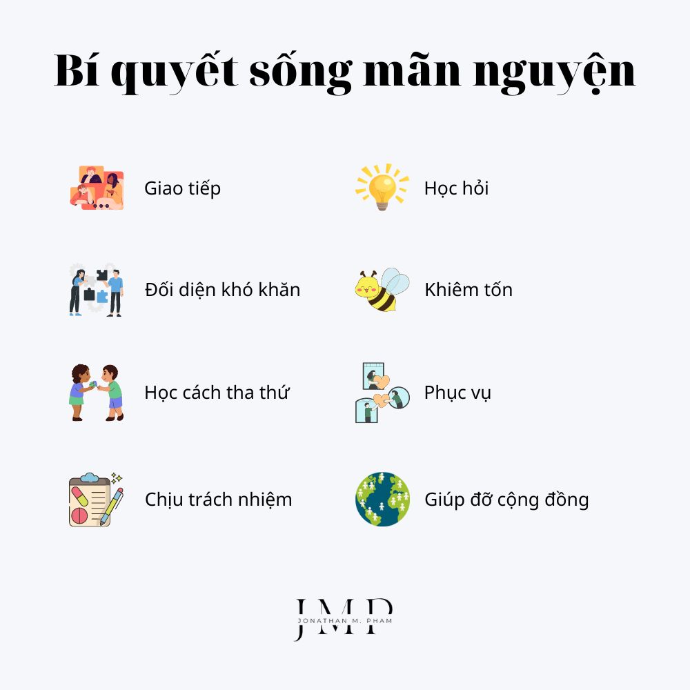 bí quyết có được cuộc sống viên mãn
