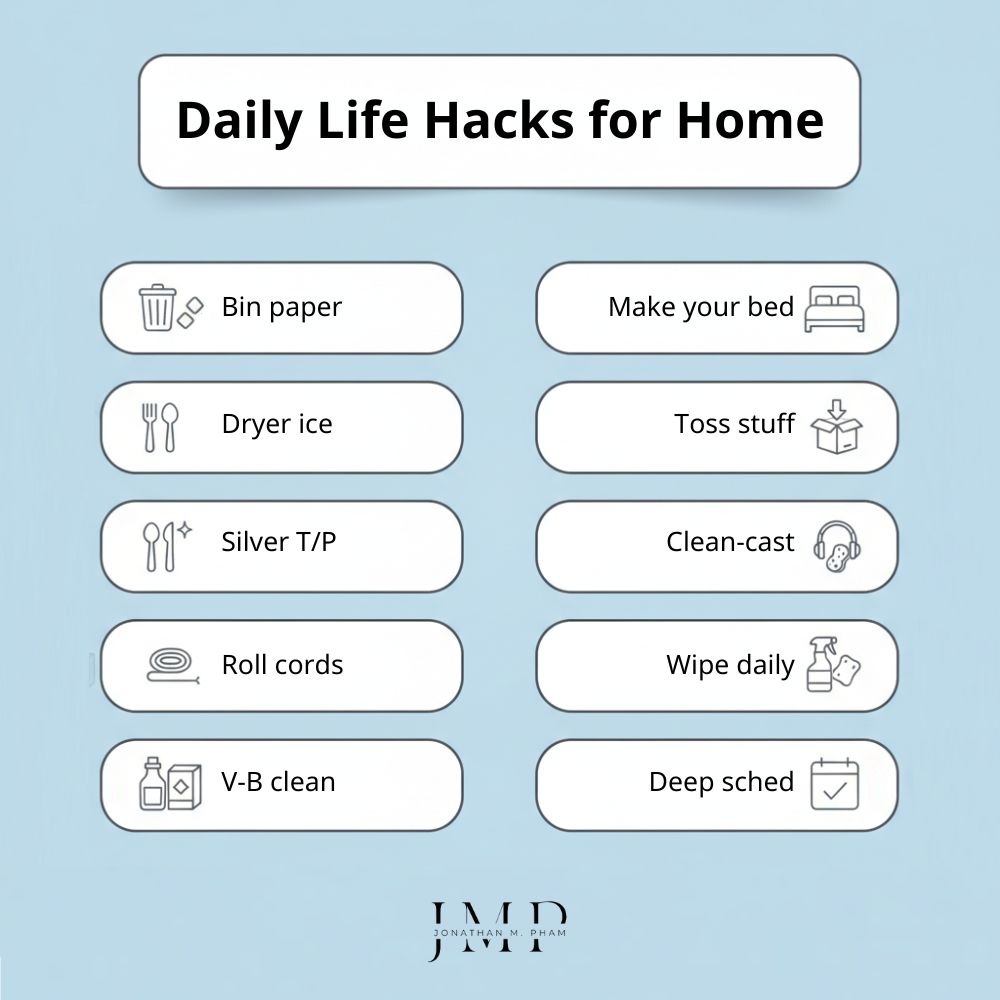 daily life hacks for home