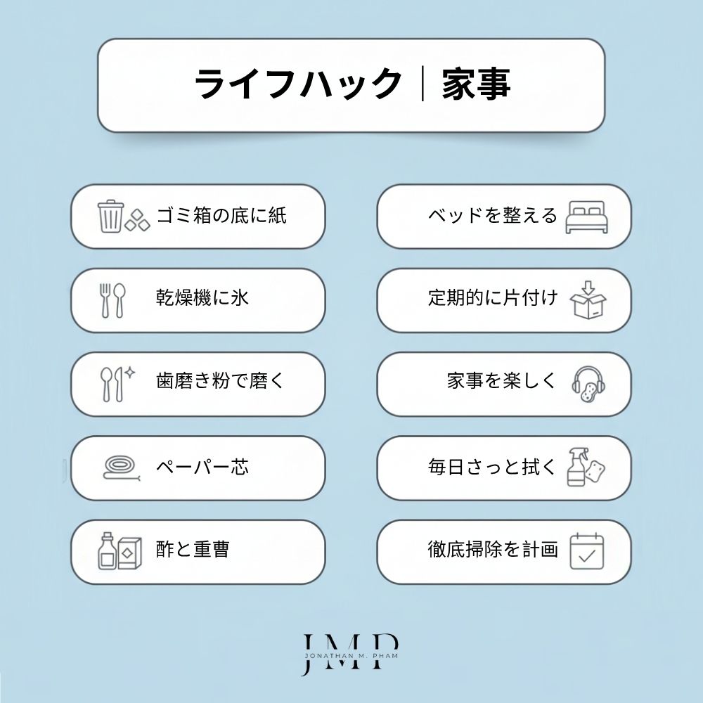 家事のため｜日常で使えるライフハック