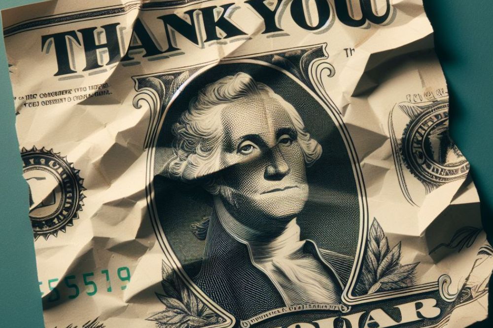 not saying thank you