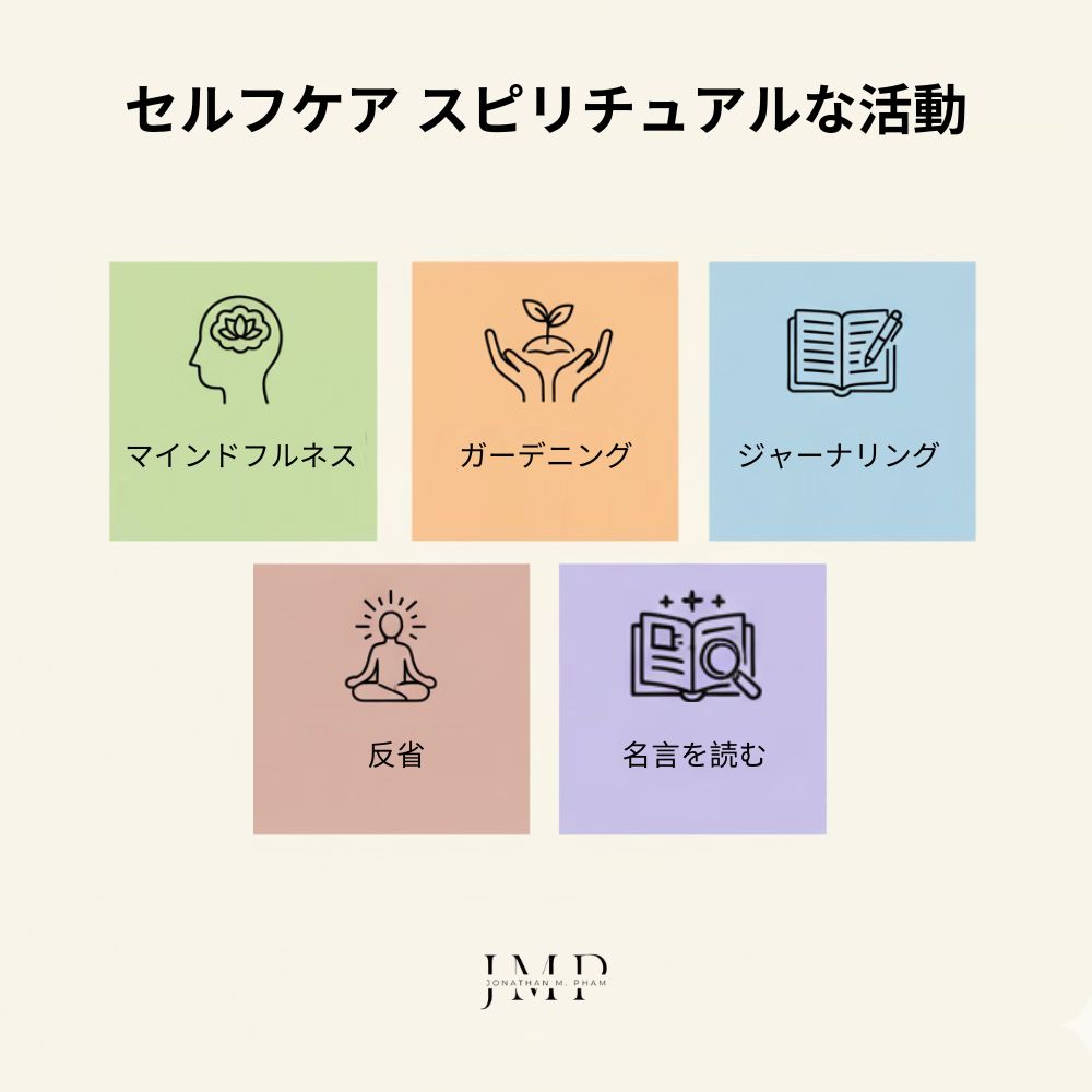 セルフケア スピリチュアルな活動