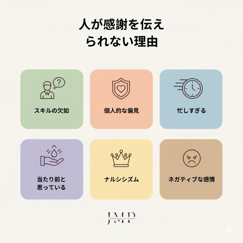 人が感謝を伝えられない理由