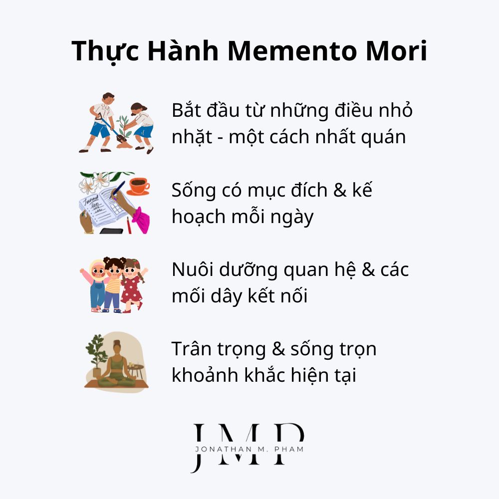 bí quyết thực hành memento mori