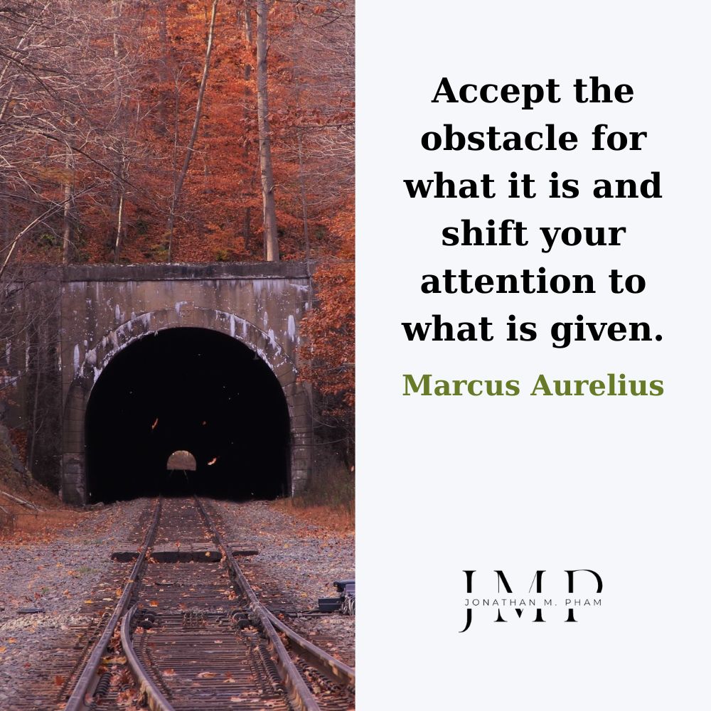 accept the obstacle for what it is