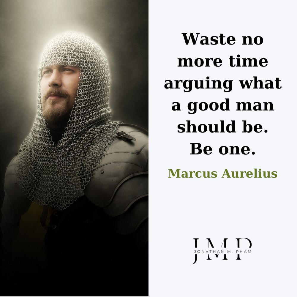 be a good man
