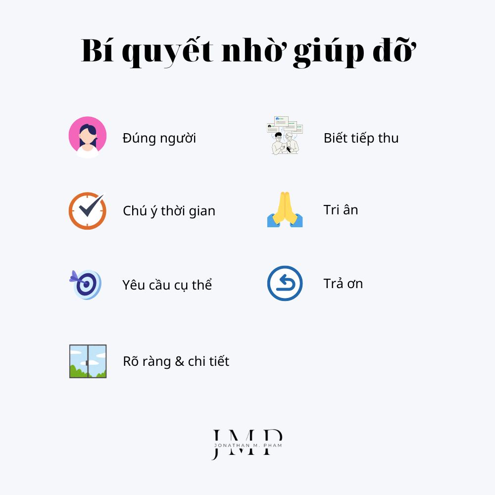 Cách nhờ người khác giúp đỡ
