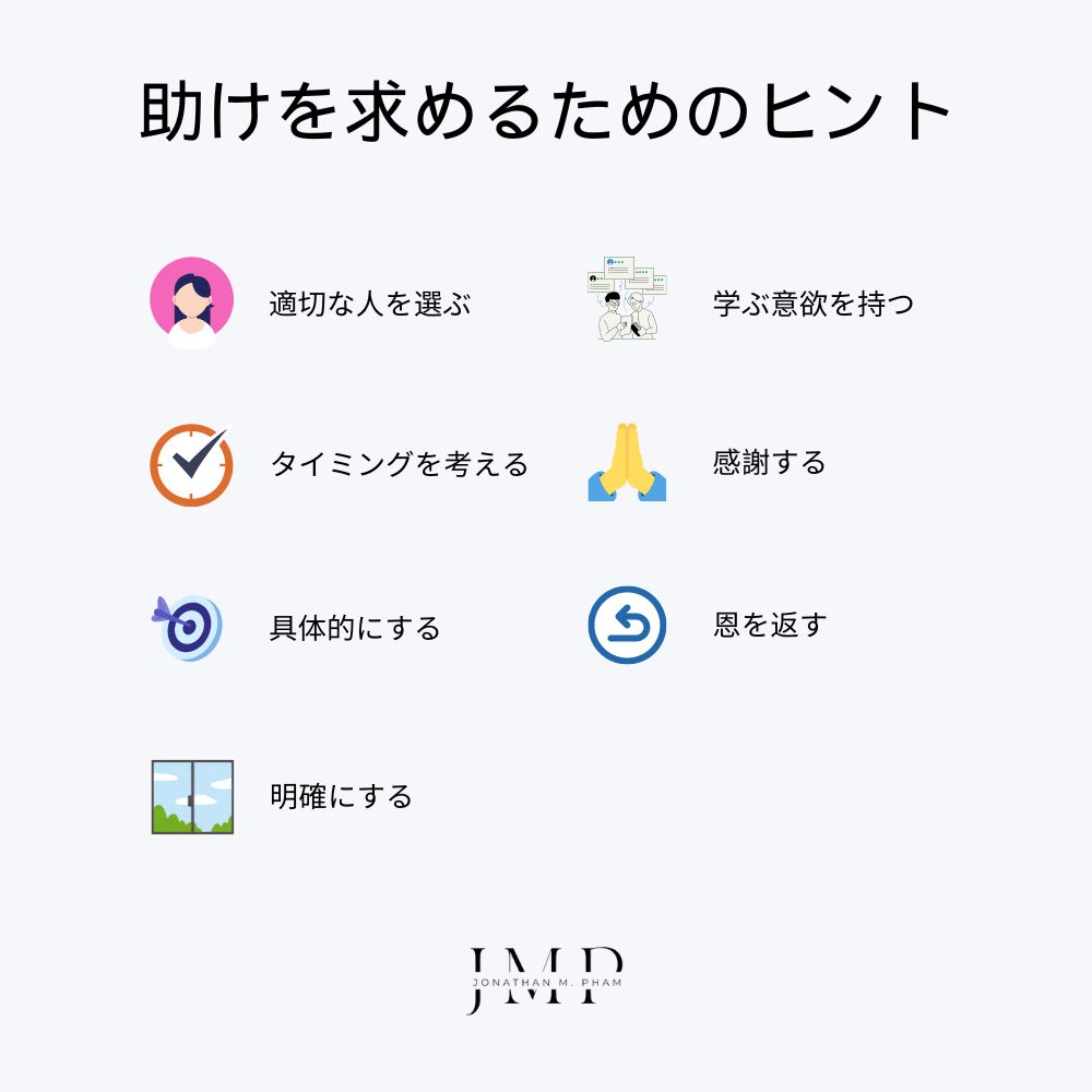 助けを求めるためのヒント