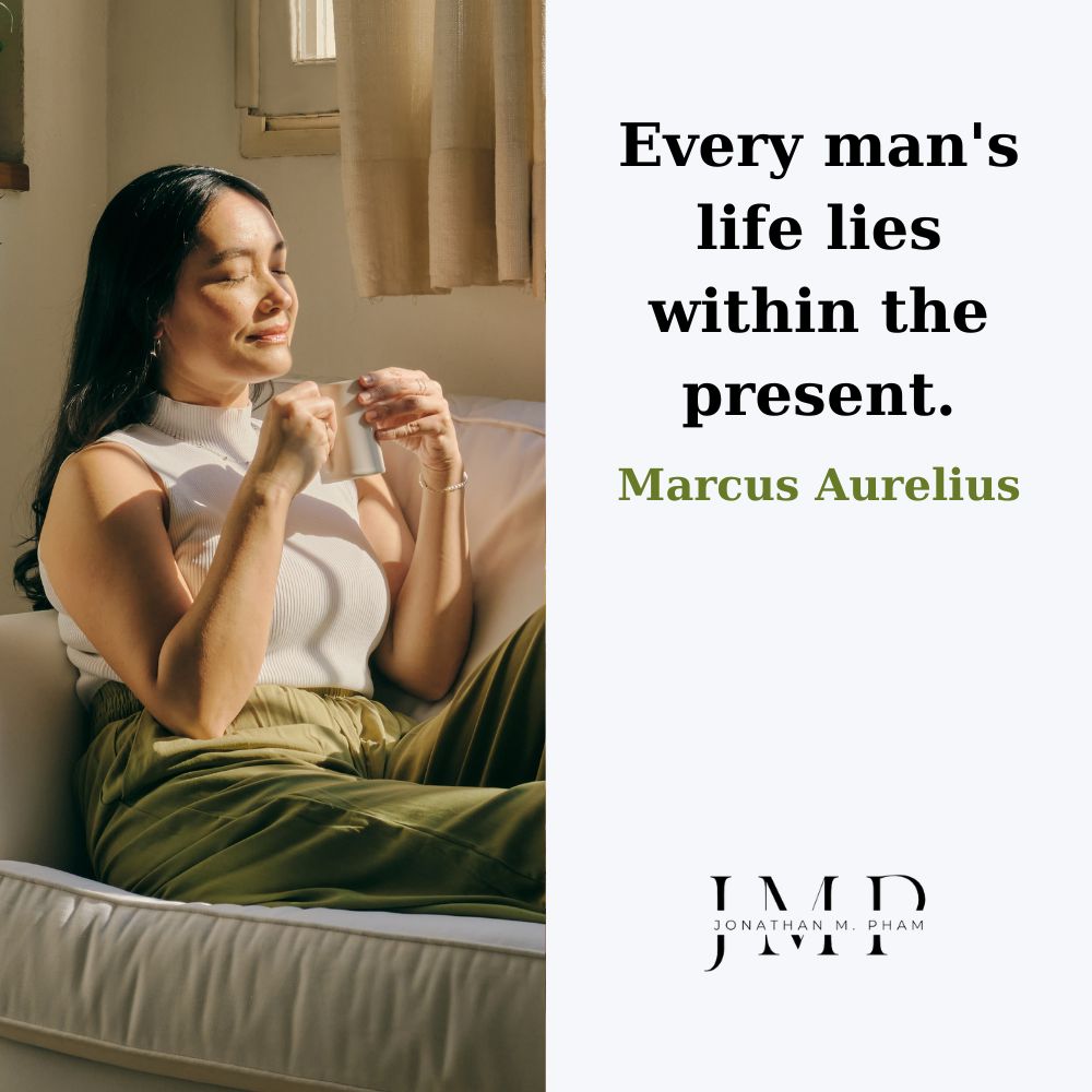 life lies within the present