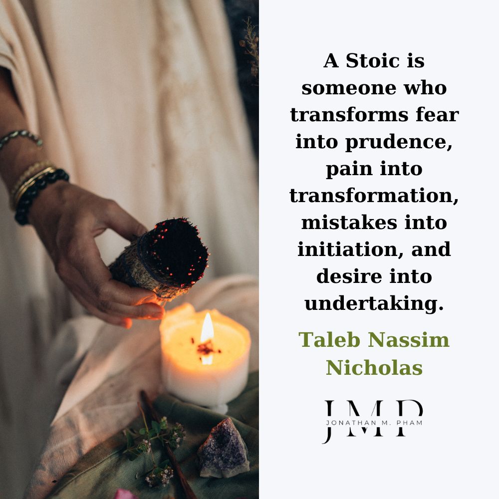 quote about being stoic