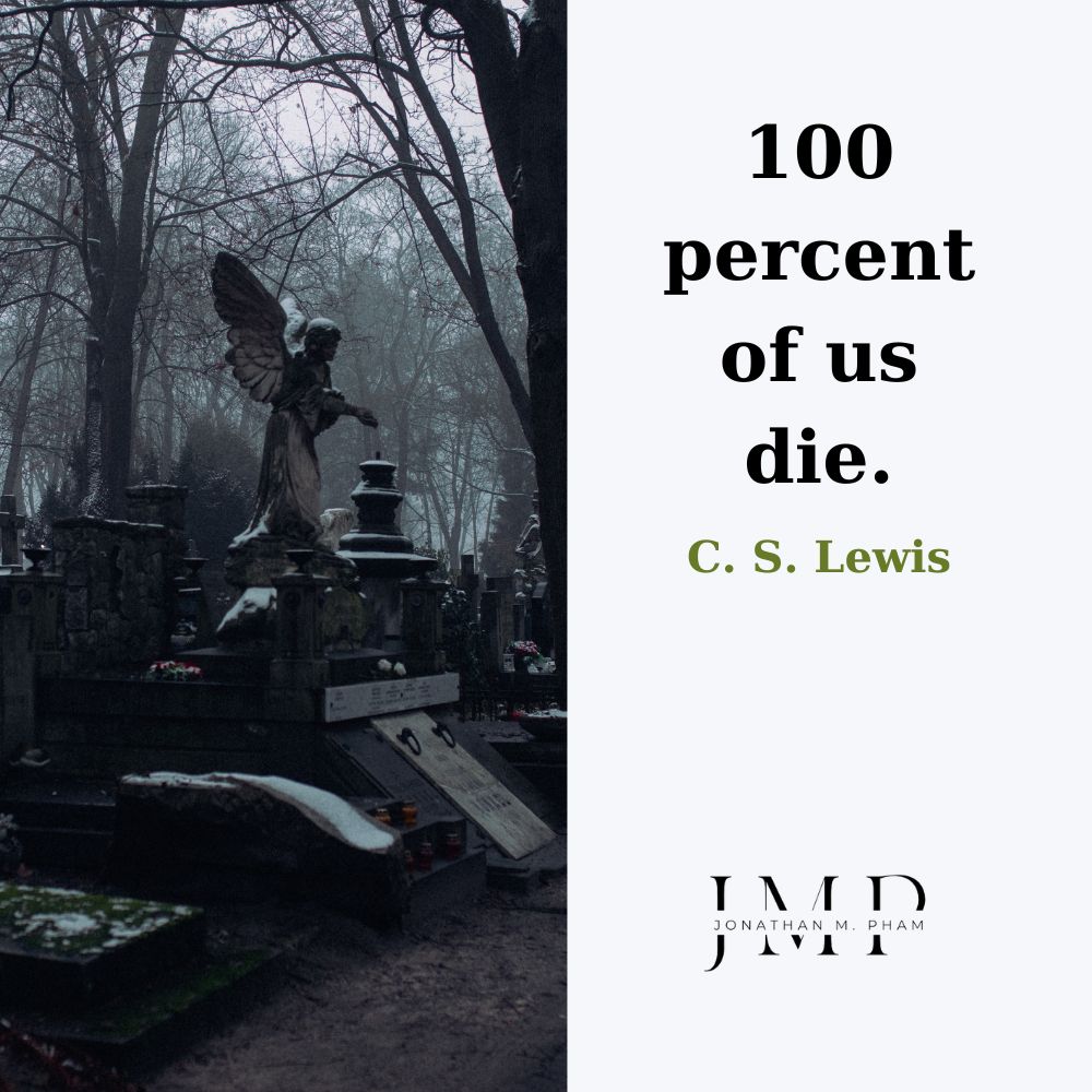 100 percent of us die