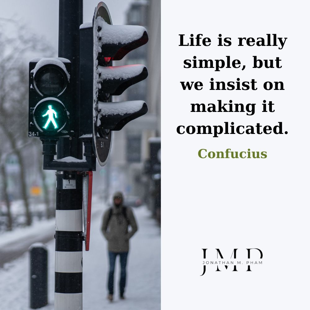 life is really simple