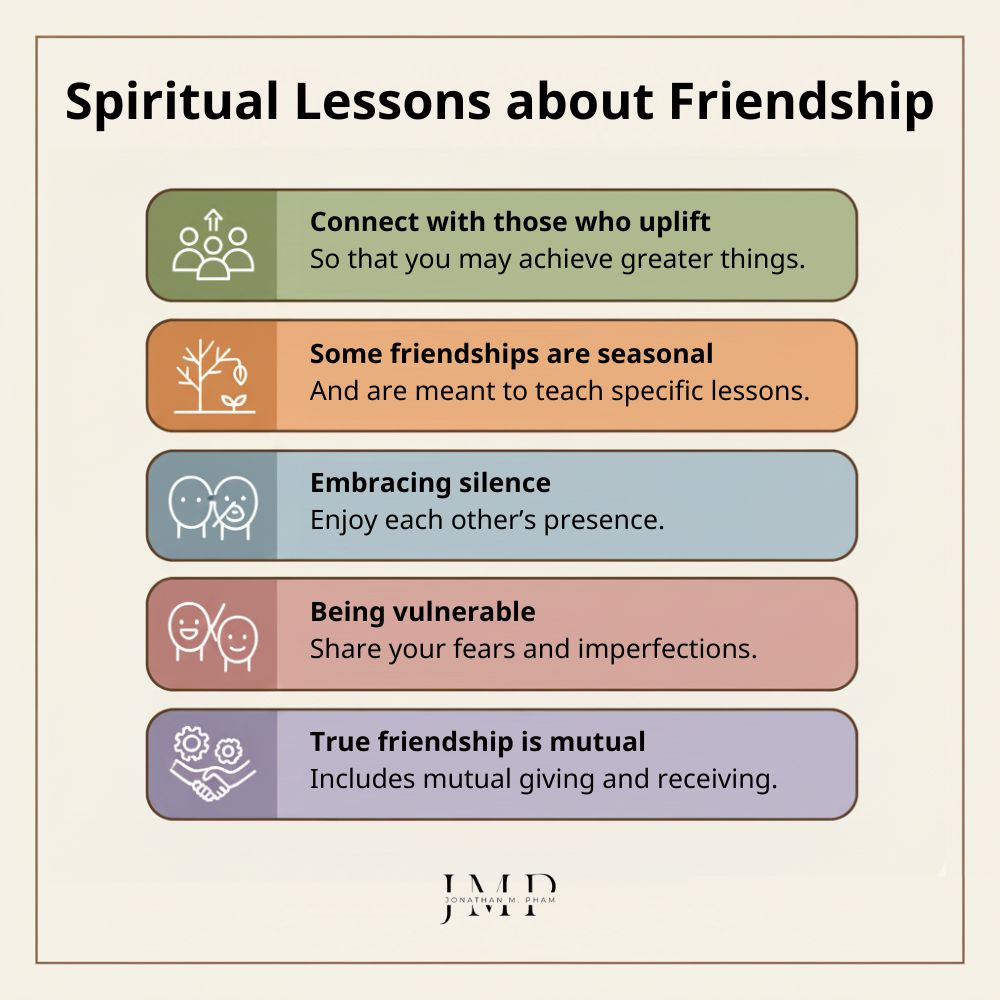 spiritual lessons about friendship & relationships