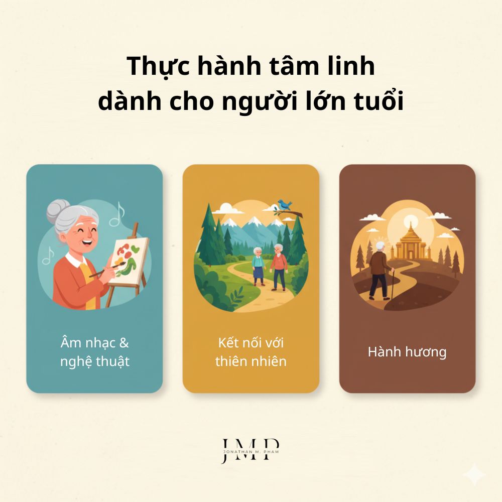 thực hành tâm linh dành cho người lớn tuổi