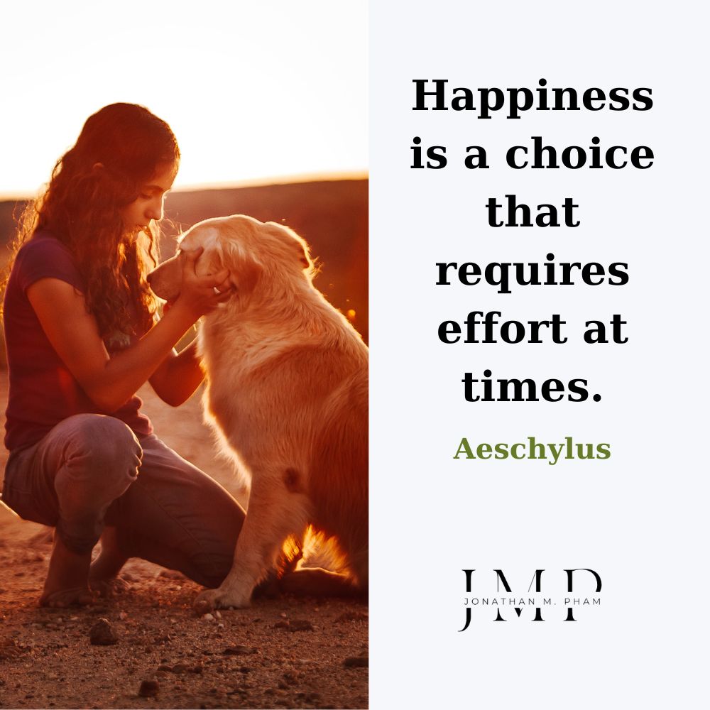 happiness is a choice